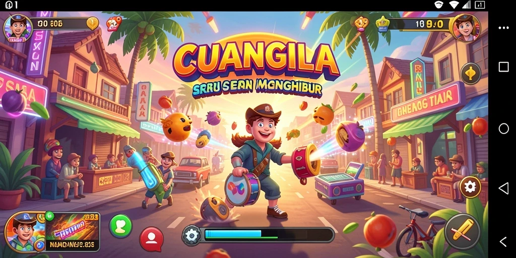Tampilan gameplay CUANGILA yang penuh aksi dan keseruan.
