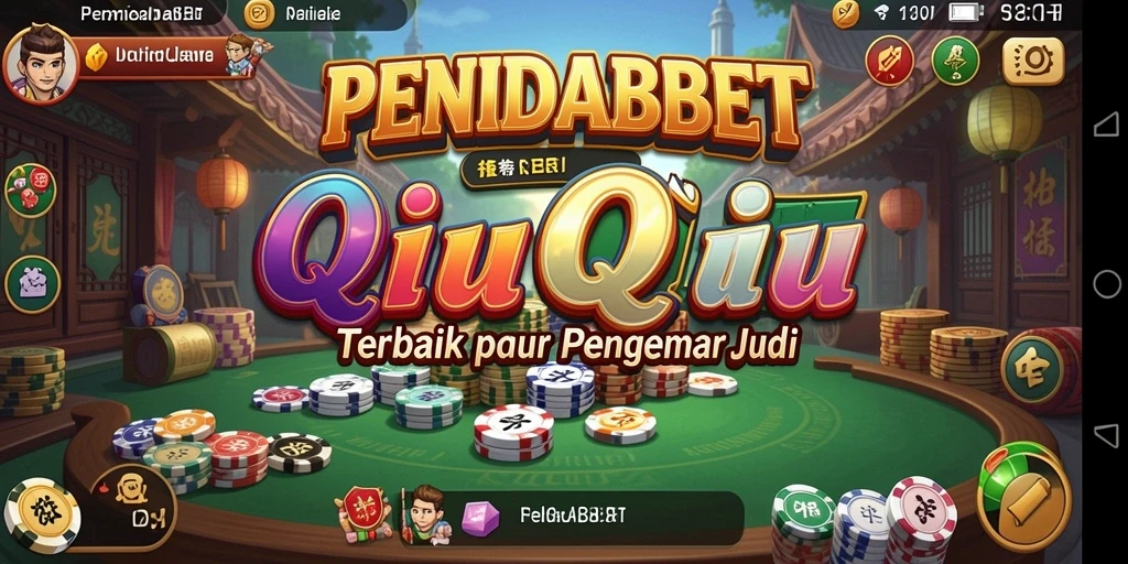 Tampilan gameplay seru dari PENIDABET saat bermain QiuQiu.