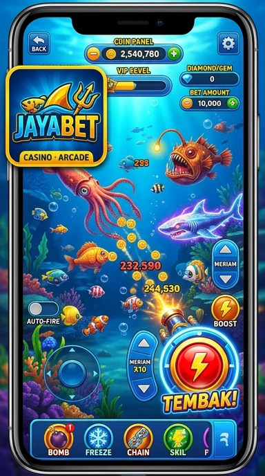 Pengguna menikmati pengalaman mengunduh yang cepat di aplikasi jayabet.